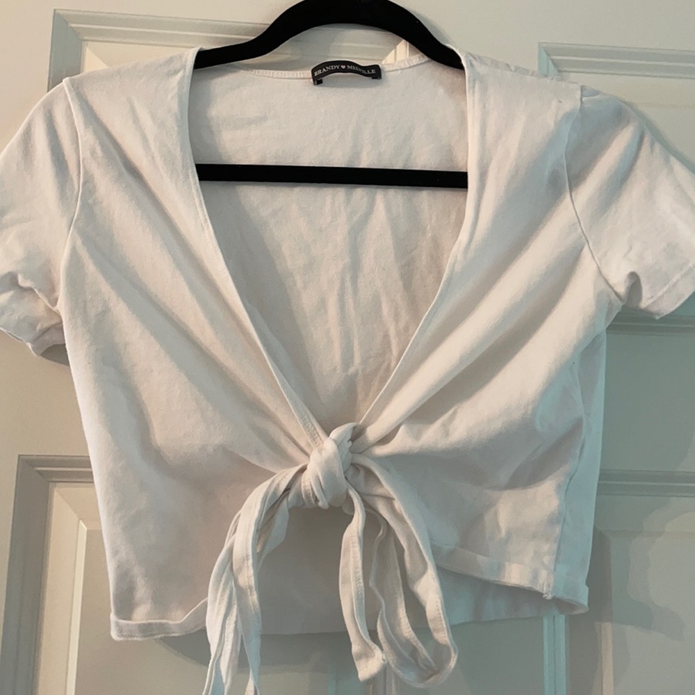 Brandy Melville tie t-shirt